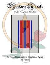Medal Card, Air and Space Organization Excellence Award