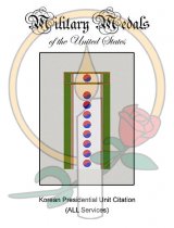 Medal Card, Korean Presidential Unit Citation