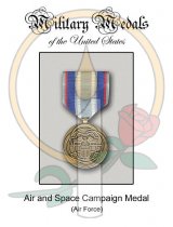 Medal Card, Air and Space Campaign Medal