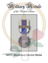 Medal Card, NATO Meritorious Service Medal