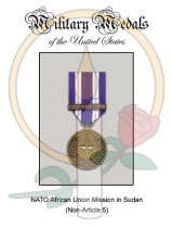Medal Card, NATO Mission in Sudan