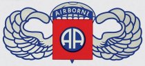 82nd Airborne ″AA″ Wings Decal