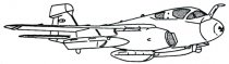 Stamp, EA-6B sideview