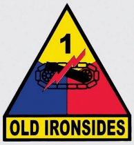 1st Armored Division Decal
