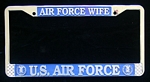 License Frame, Air Force Wife
