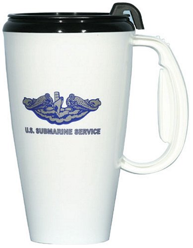 U.S. Navy Submarine (Silver) Travel Mug