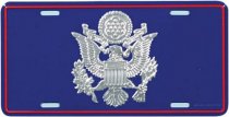 USAF Officer Crest License Plate