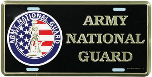 Army National Guard License Plate
