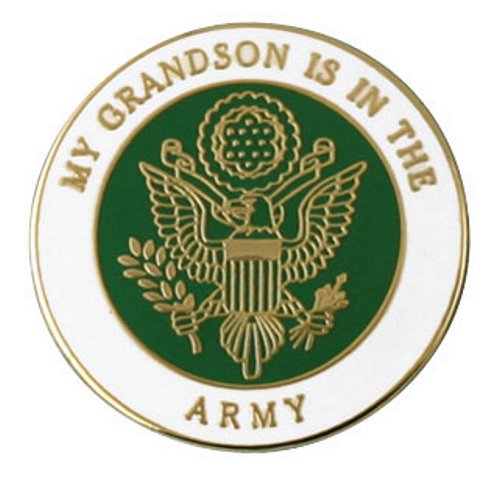 My Grandson Is In The Army Lapel Pin
