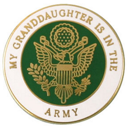 My Granddaughter Is In The Army Pin