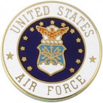 U.S. Air Force Round Lapel Pin