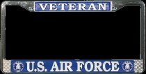 USAF Veteran License Frame