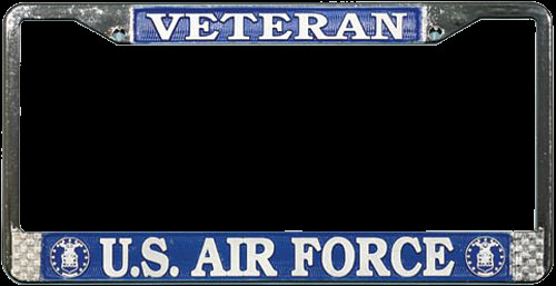 USAF Veteran License Frame
