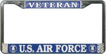 USAF Veteran License Frame
