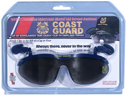 Coast Guard Clip On Eyewear For Caps