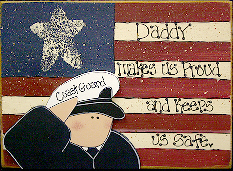 Coast Guard Pride Plaque