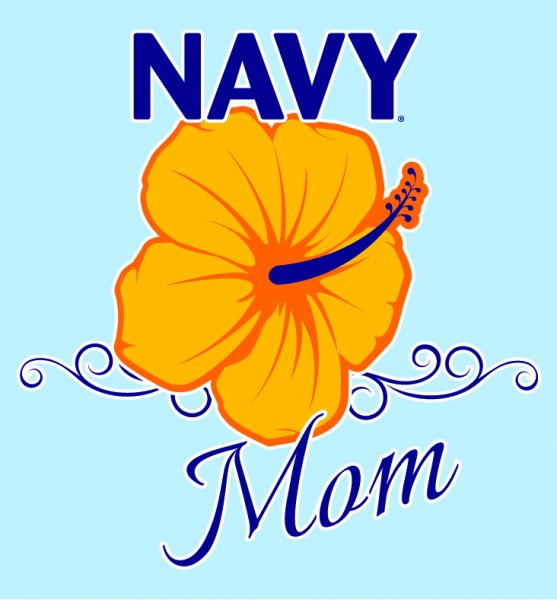 Navy Mom Decal 2