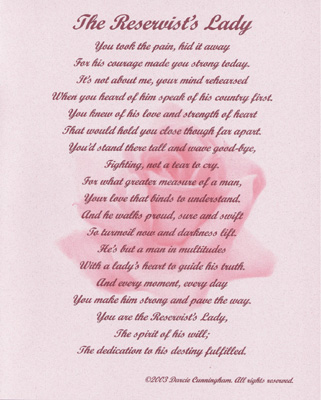 Reservist's Lady Print